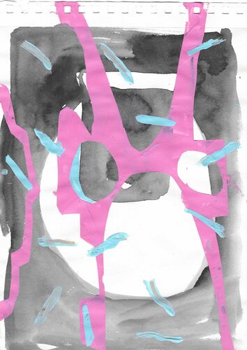 l'ambiance d'une Moretti 850 Sportiva #6 van Fred Michiels, Werk op papier te koop op Singulart