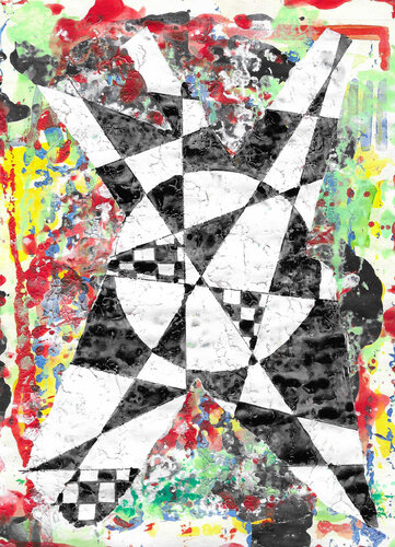 l'ambiance d'une Moretti 850 Sportiva #8 van Fred Michiels, Werk op papier te koop op Singulart