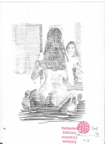 Lithographie numérique signée à la main von Fred Michiels, Werk auf Papier kaufen auf Singulart