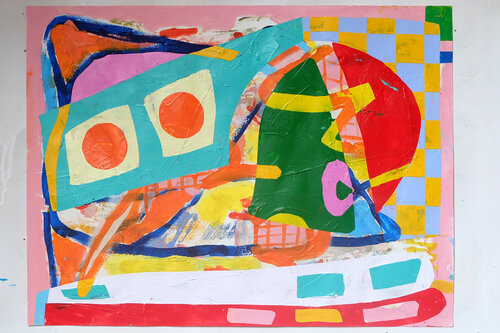 Figé dans un seul instantané (nature morte avec déguisements) Fred Michiels