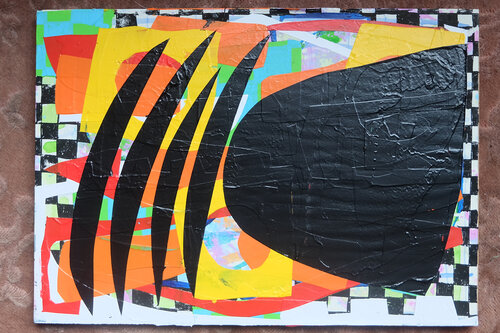 Ma vie est passionnante avec un Jensen Interceptor #4 von Fred Michiels, Malerei kaufen auf Singulart