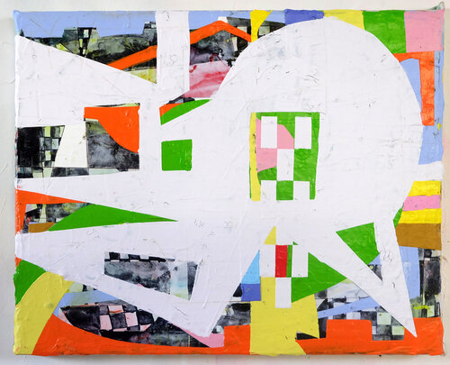 This is where I left myself (Kin-dza-dza!) di Fred Michiels, Pittura in vendita su Singulart