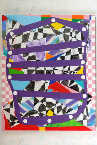 The aura of a masterplan by Fred Michiels, 회화 for Sale on Singulart