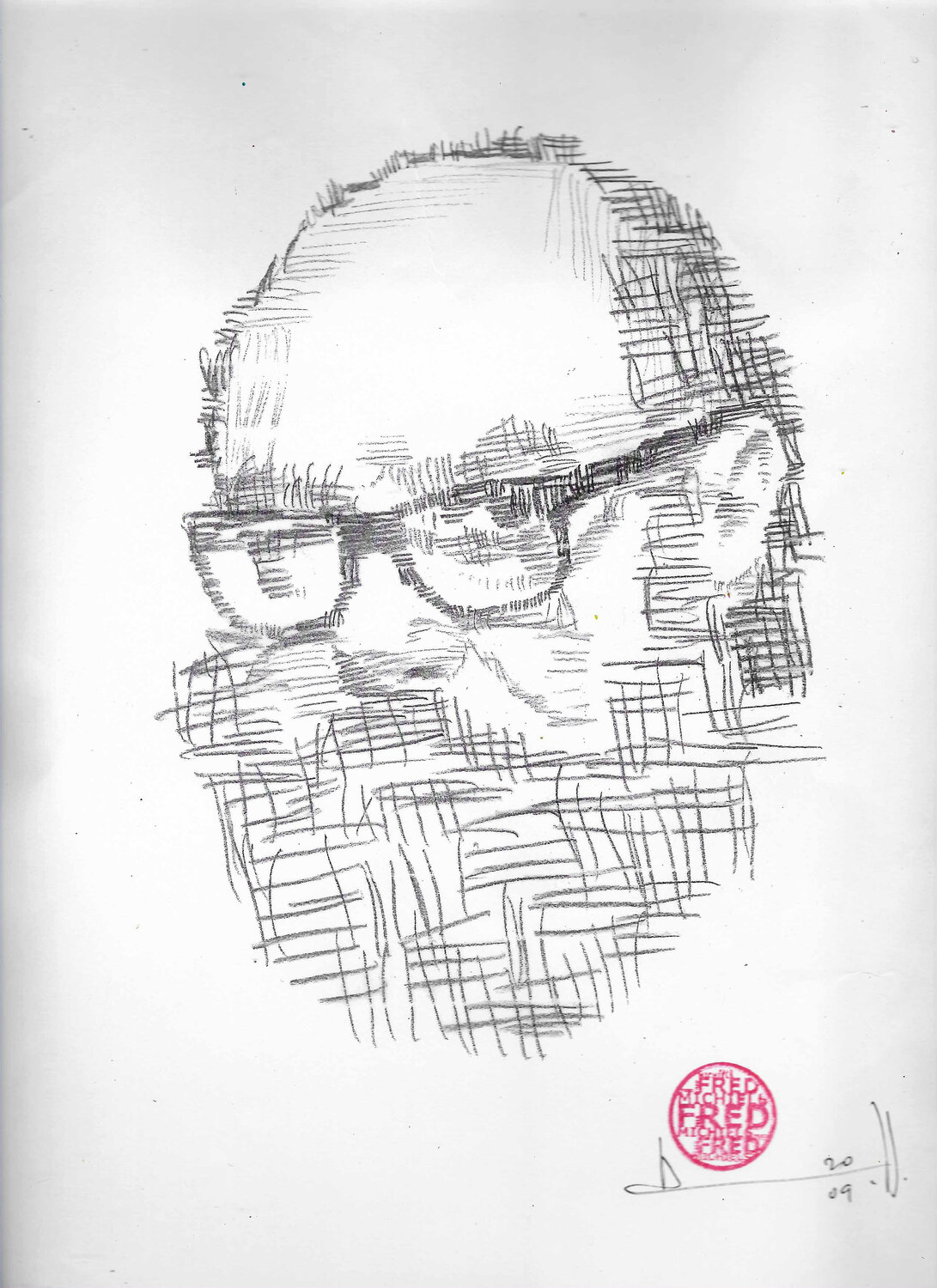 Paul McCarthy - Lithographie numérique signée à la main Fred Michiels Werk auf Papier zu verkaufen