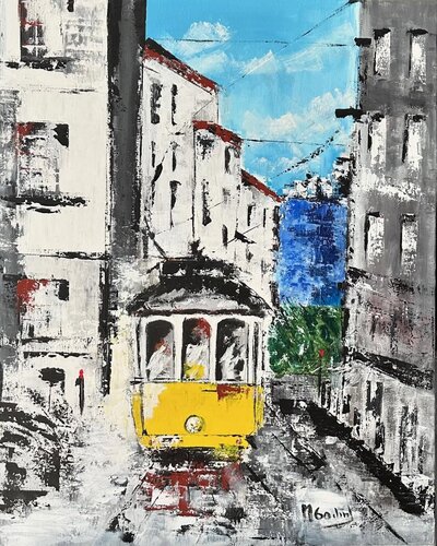 Lisboa von Maria Godinho, Malerei kaufen auf Singulart