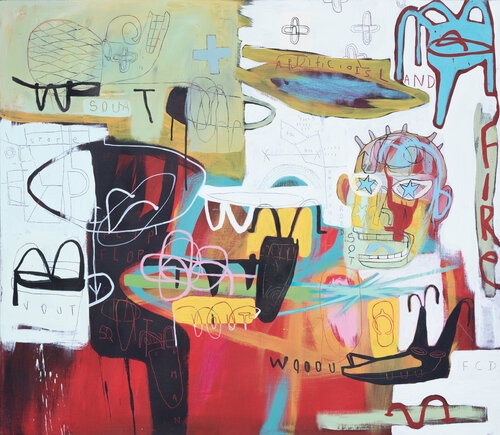 Squatman VI par Foucaud Stéphane, Peinture en vente sur Singulart