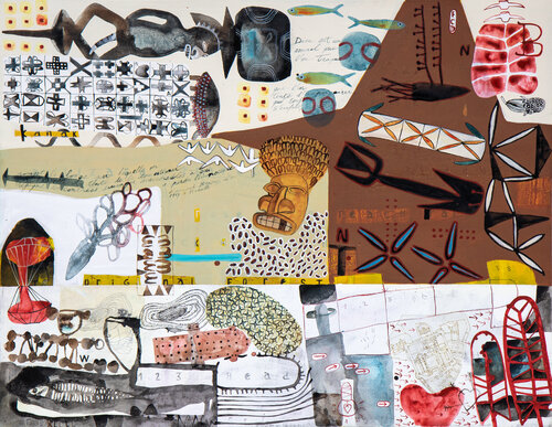 Dream inherited from the past di Foucaud Stéphane, Pittura in vendita su Singulart