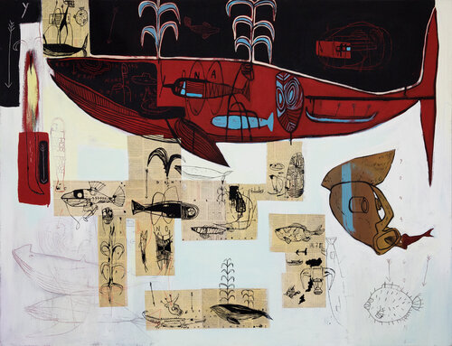 Yonaguni par Foucaud Stéphane, Peinture en vente sur Singulart