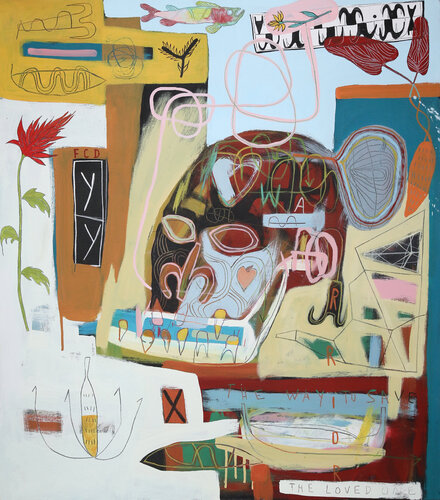 La guerrière de l'amour van Foucaud Stéphane, Schilderij te koop op Singulart