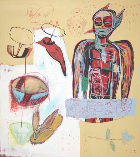 BIRDY par Foucaud Stéphane, Peinture en vente sur Singulart