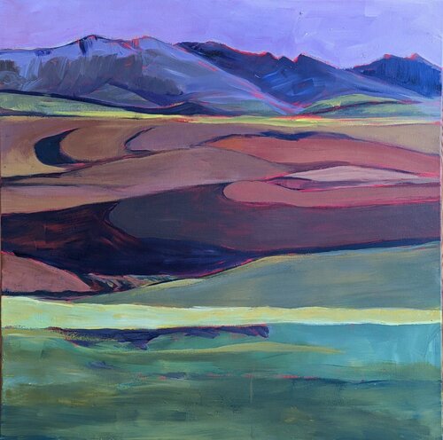 Brown Fields van Jillian Goldberg, Schilderij te koop op Singulart