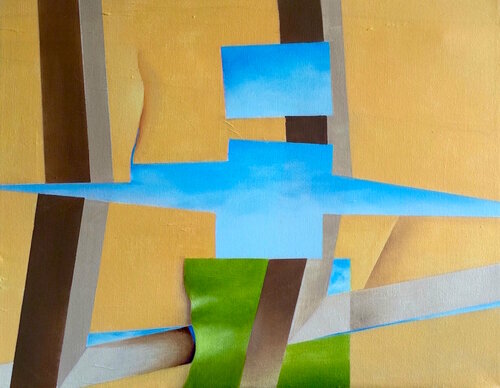 Diverging Hurdles di Barbara Gothard, Pittura in vendita su Singulart