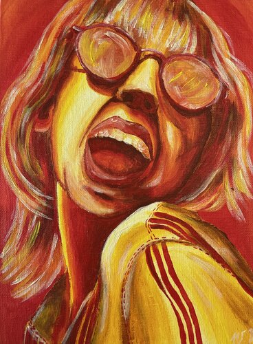 Unfiltered Joy van Wendy Habegger, Schilderij te koop op Singulart