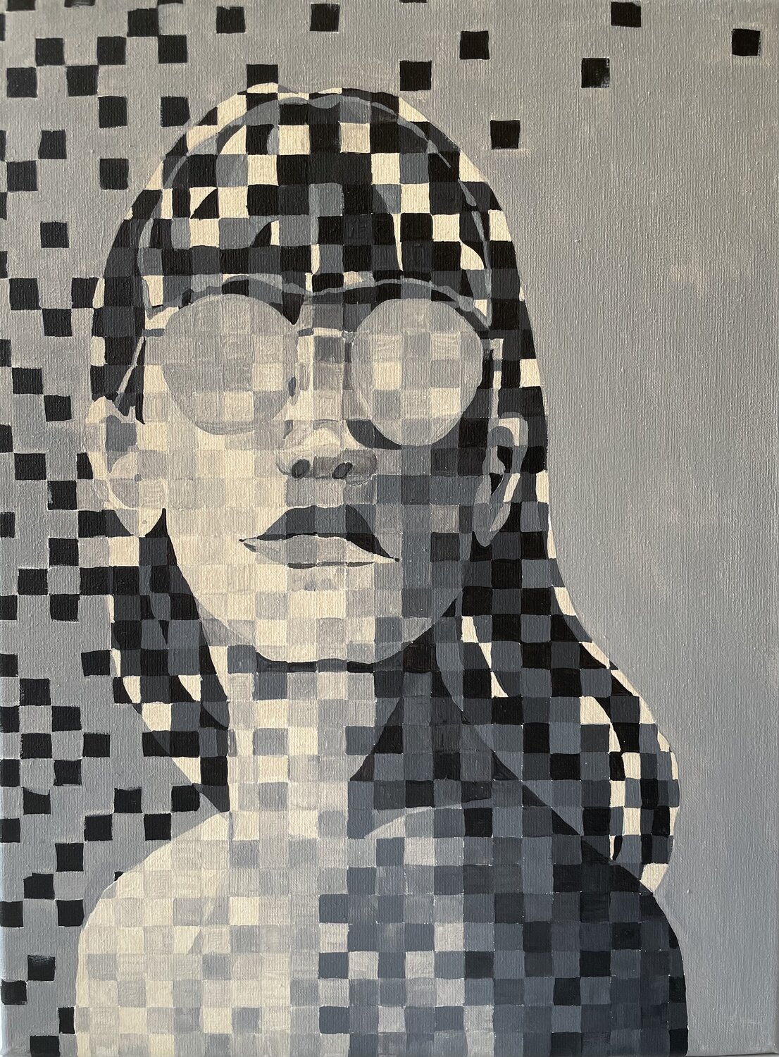 Pixelierte Identität Wendy Habegger