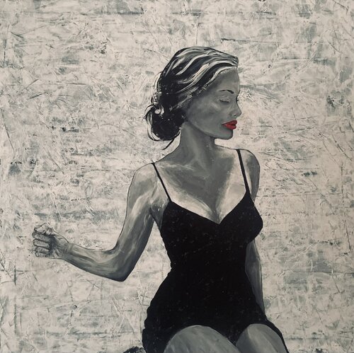 Between Holding On and Letting Go by Catherine Lefevre, Painting for Sale on Singulart