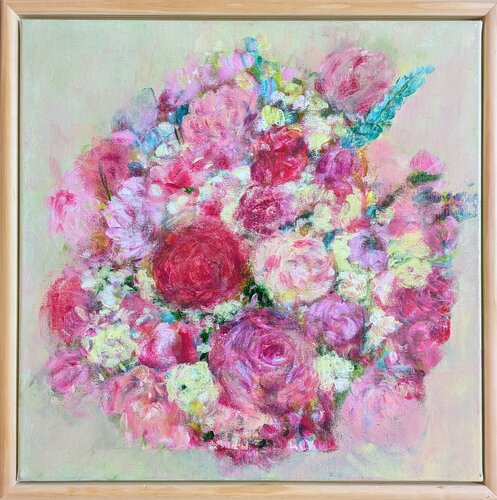 Blumenbouquet by Angelika Fend, Painting for Sale on Singulart