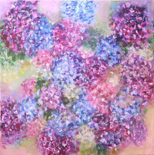 Blumenpracht di Angelika Fend, Pittura in vendita su Singulart