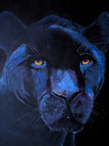 Panther von Angelika Fend, Malerei kaufen auf Singulart
