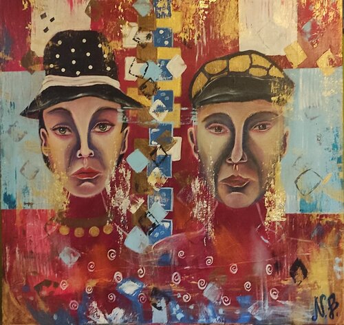 " imperfette connessioni mentali " van Nicoletta Bertoncini, Schilderij te koop op Singulart