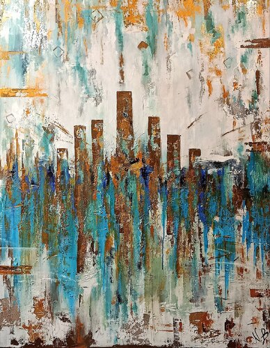 " Luci d' inverno " van Nicoletta Bertoncini, Schilderij te koop op Singulart