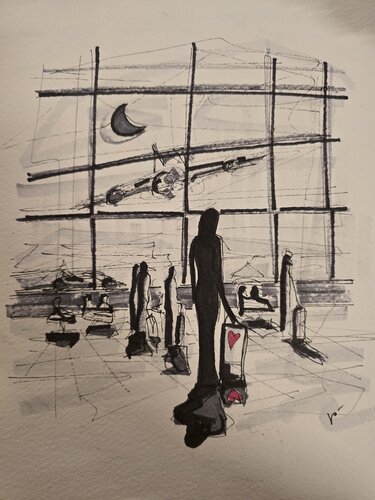 Passenger by davide romano', Work on Paper for Sale on Singulart