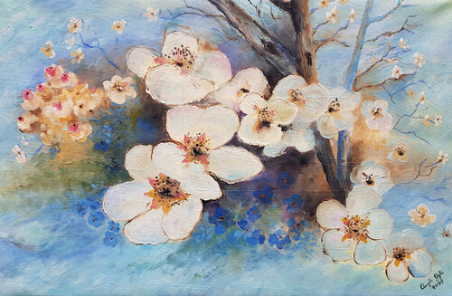 Sussurri di primavera van Angelo Giglio, Schilderij te koop op Singulart