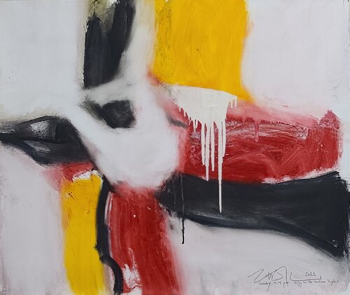 Sunday, 05.07 p.m. - Elegy for the Palestinian People,  3 di Vittorio Alberto Roberto, Pittura in vendita su Singulart