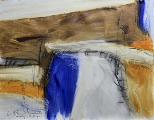 Saturday, 08.12 p.m. di Vittorio Alberto Roberto, Pittura in vendita su Singulart