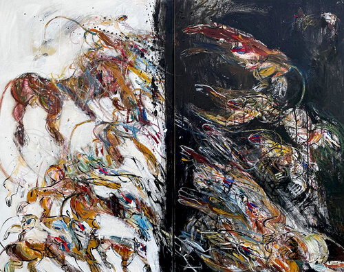 Engaged! di Gabriele Poidomani, Pittura in vendita su Singulart