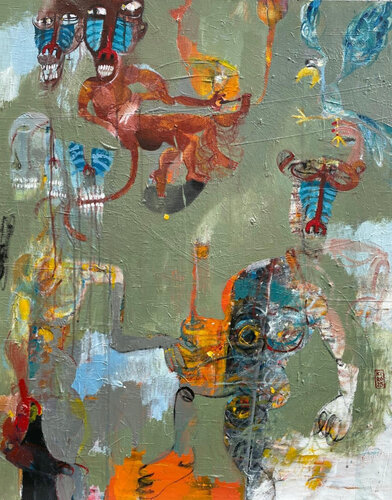 mufasa di Gabriele Poidomani, Pittura in vendita su Singulart