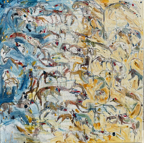 At the Seaside di Gabriele Poidomani, Pittura in vendita su Singulart