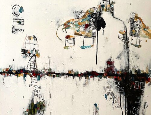 The Levee di Gabriele Poidomani, Pittura in vendita su Singulart