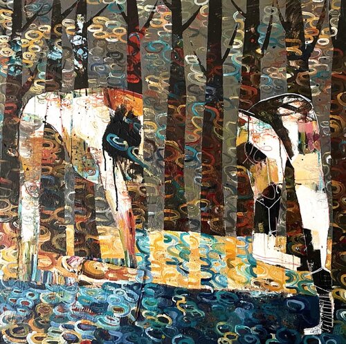 Le Cueilleur de Pluie n.2 di Gabriele Poidomani, Pittura in vendita su Singulart