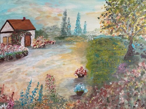 Garden Sanctuary di Bert Grant, Pittura in vendita su Singulart