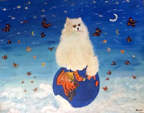 Top Cat di Bert Grant, Pittura in vendita su Singulart