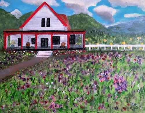 Country Home by Bert Grant, Painting for Sale on Singulart