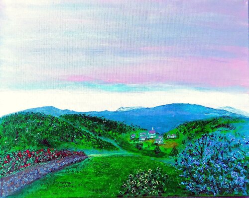Valley View van Bert Grant, Schilderij te koop op Singulart