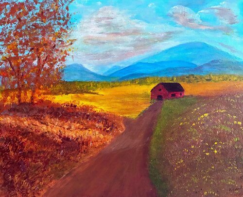 Autumn's Last Whispers di Bert Grant, Pittura in vendita su Singulart