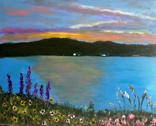 First Light on Still Waters de Bert Grant, Pintura a la venta en Singulart
