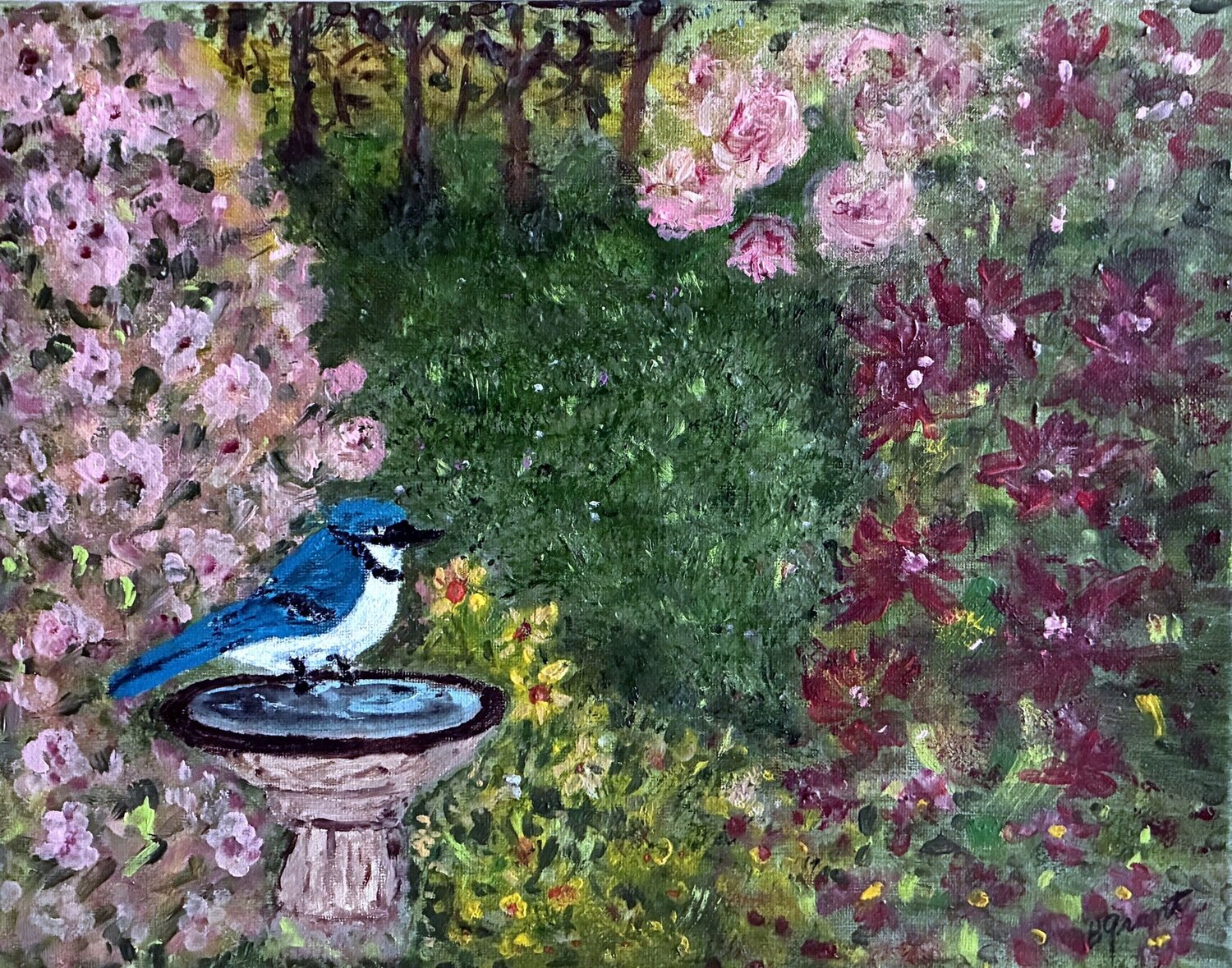 From My Backyard Bert Grant Origineel schilderij te koop