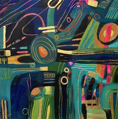 Flux III van Christine Harrison, Schilderij te koop op Singulart