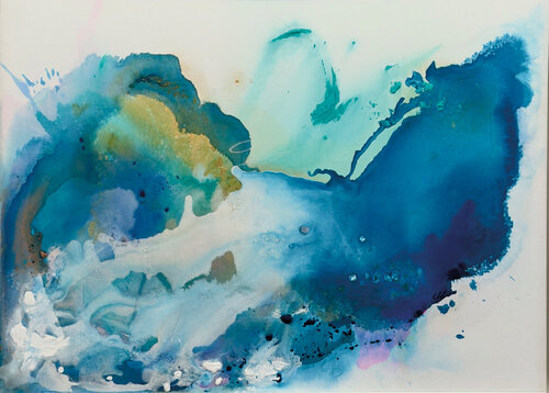 Paradise from above von Christine Marquardt, Malerei kaufen auf Singulart