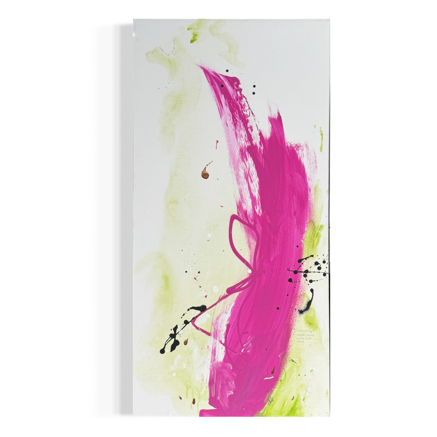 Manifest your vision Christine Marquardt Original painting for sale