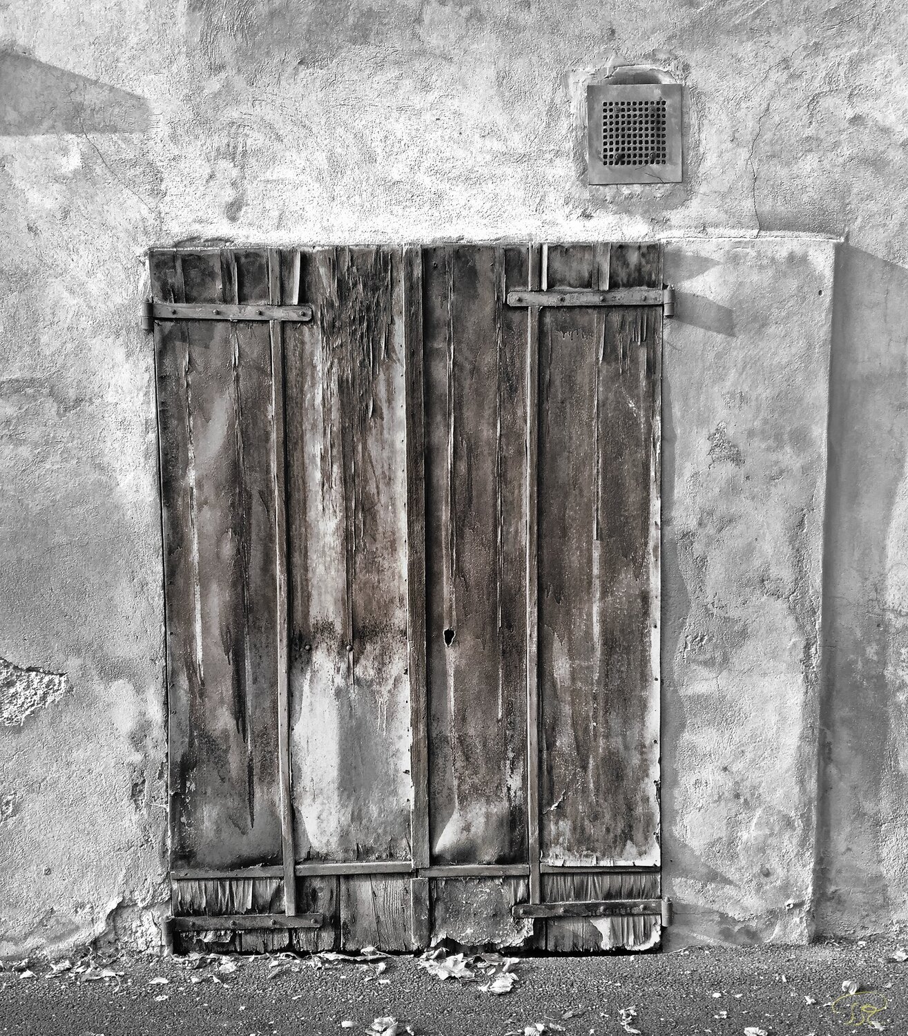 La grille au dessus de la porte Philippe Rozier