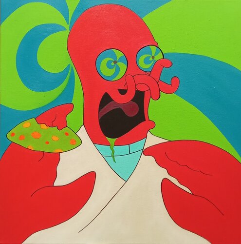 Psy Zoidberg by Luigi Monti, Painting for Sale on Singulart