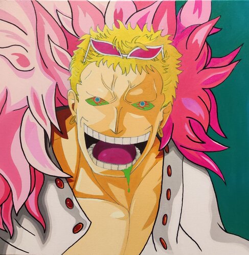 Psy DoFlamingo di Luigi Monti, Pittura in vendita su Singulart