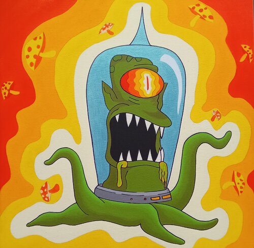 Psy Kodos von Luigi Monti, Malerei kaufen auf Singulart