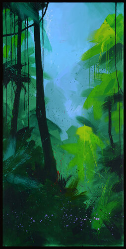 jungle van Alfons Kiefer, Schilderij te koop op Singulart