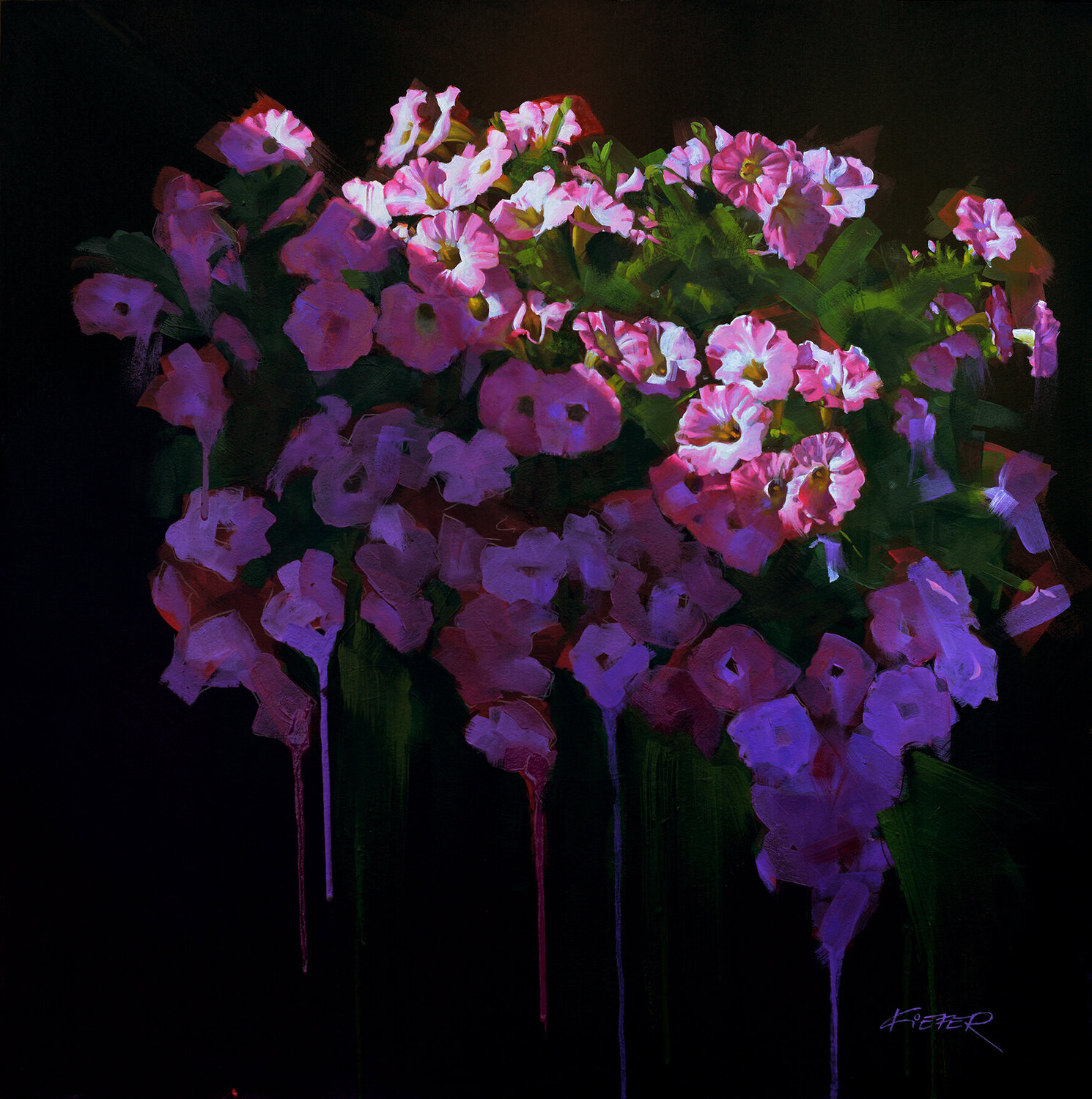 Blumen im Schatten Alfons Kiefer
