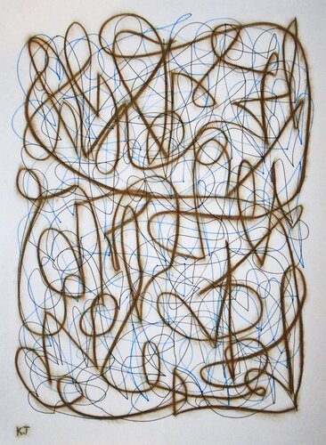 Continuous Lines No.4 van Kevin Jones, Werk op papier te koop op Singulart